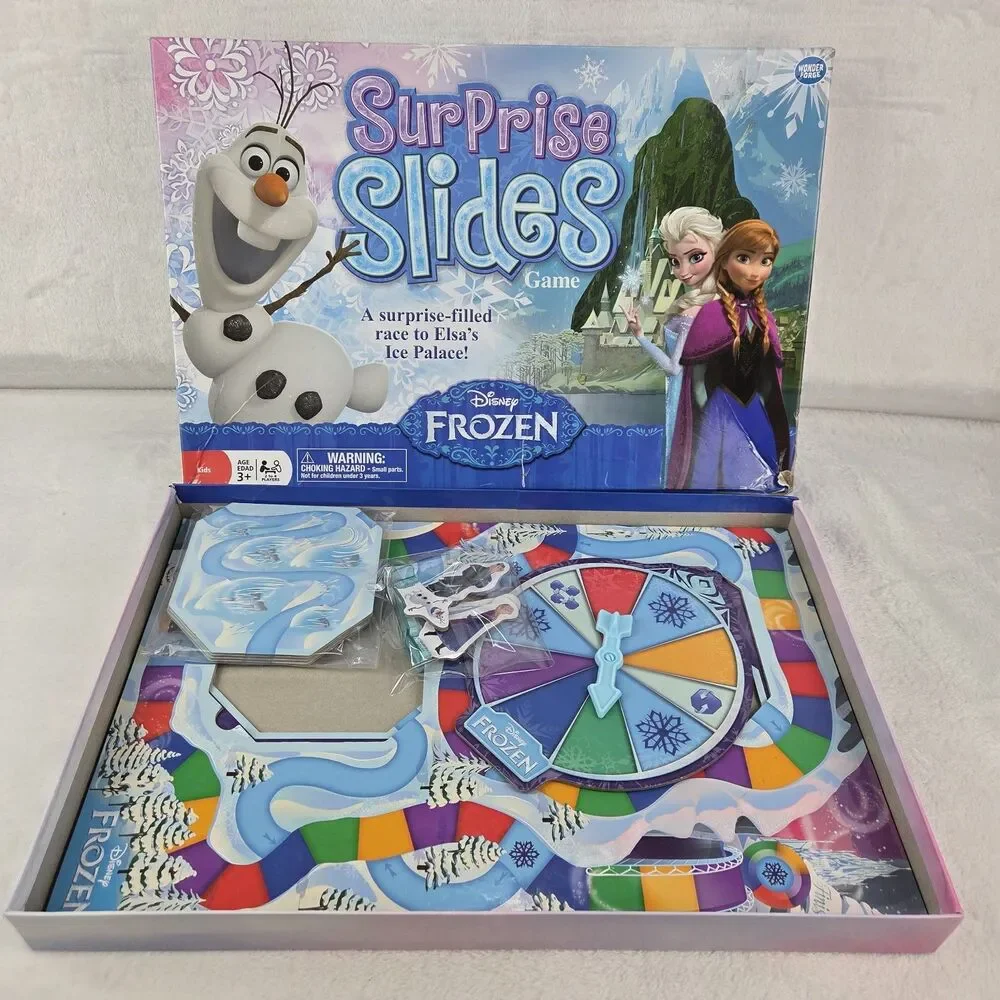 Disney Frozen Surprise Slides‎ Board Game 2014 Wonder Forge Complete